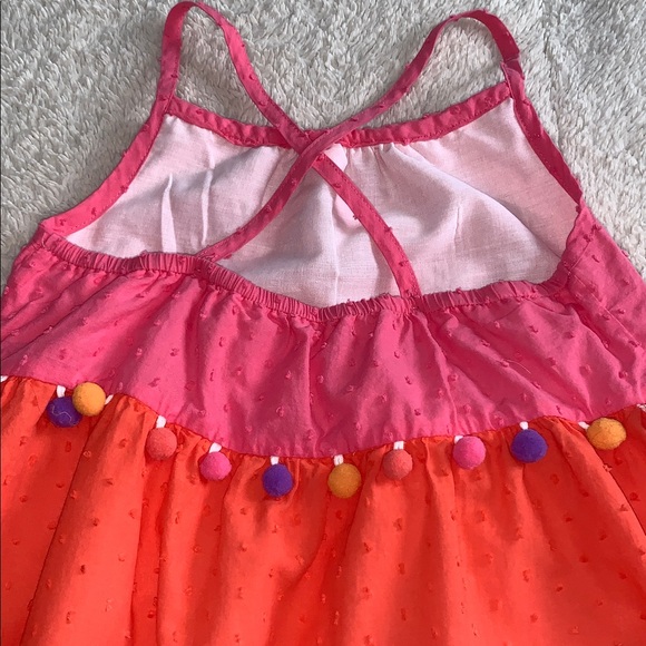Tommy Bahama Pink & Orange Sundress 8 EUC Dress - Picture 8 of 11